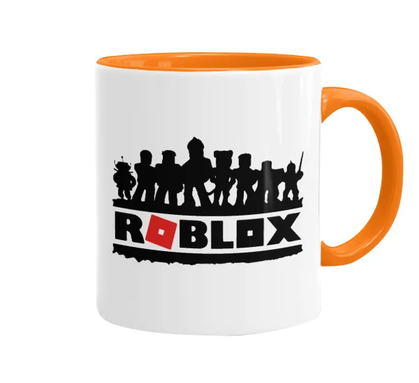 Roblox team — Mug colored orange, ceramic, 330ml