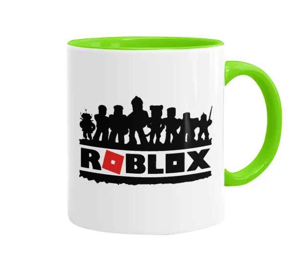 Roblox team — Mug colored light green, ceramic, 330ml