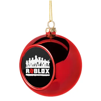 Roblox team, Christmas tree ball Red 8cm