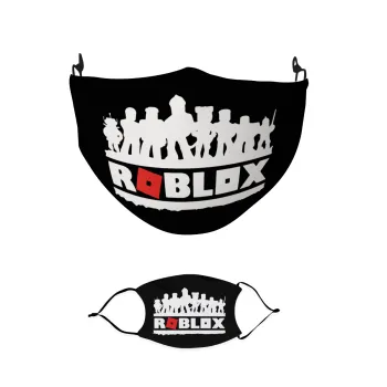 Roblox team, Μάσκα υφασμάτινη παιδική πολλαπλών στρώσεων με υποδοχή φίλτρου