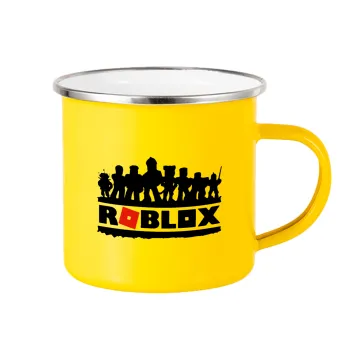 Roblox team, Yellow Enamel Metallic Cup 360ml