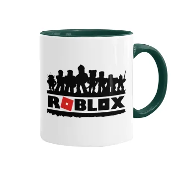 Roblox team, Mug colored green, ceramic, 330ml