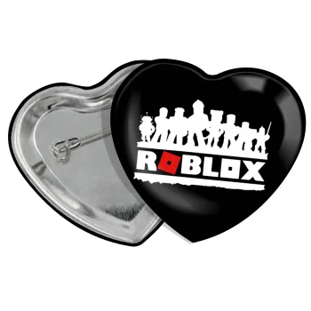 Roblox team, Κονκάρδα παραμάνα καρδιά (57x52mm)