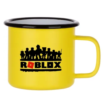 Roblox team, Metallic enamel MATT Yellow cup 360ml