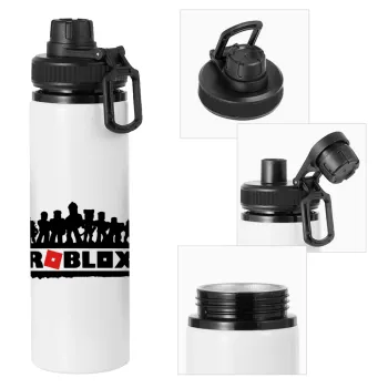 Roblox team, Metal water bottle with safety cap, aluminum 850ml
