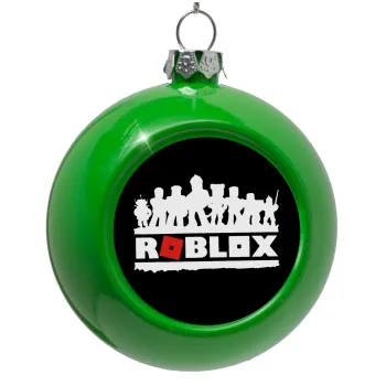Roblox team, Στολίδι Χριστουγεννιάτικη μπάλα δένδρου Πράσινο 8cm