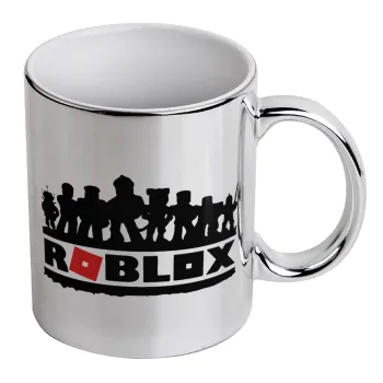 Roblox team, Mug ceramic, silver mirror, 330ml