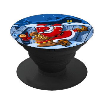 Santa Night, Phone Holders Stand  Μαύρο Βάση Στήριξης Κινητού στο Χέρι