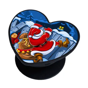 Santa Night, Phone Holders Stand  καρδιά Μαύρο Βάση Στήριξης Κινητού στο Χέρι