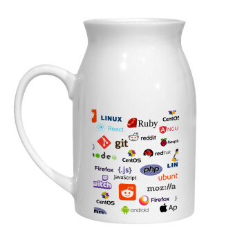 Tech logos, Κανάτα Γάλακτος, 450ml (1 τεμάχιο)