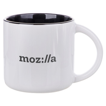 moz:lla, Κούπα κεραμική 400ml Λευκή/Μαύρη