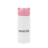 Pink stainless steel thermal flask, 320ml