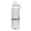 1L Stainless Steel Thermal Bottle with Phone Holder & Double Wall Insulation