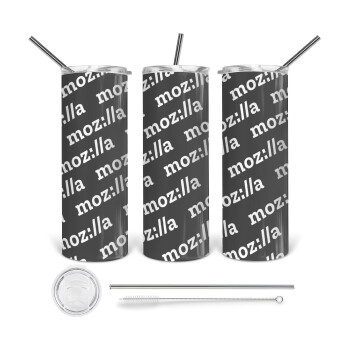 moz:lla, Tumbler stainless steel 600ml, with metal straw & cleaning brush