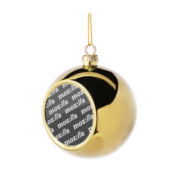 moz:lla, Χριστουγεννιάτικη μπάλα δένδρου Χρυσή 8cm