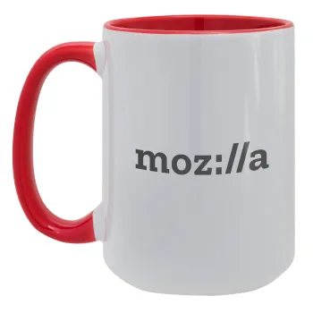 moz:lla, Κούπα Mega 15oz, κεραμική Κόκκινη, 450ml