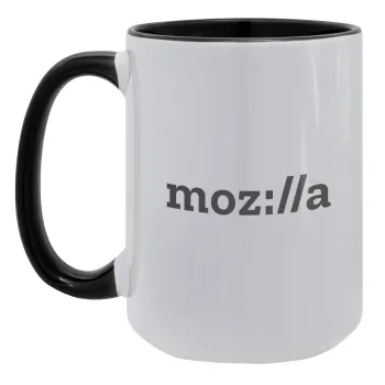 moz:lla, Κούπα Mega 15oz, κεραμική Μαύρη, 450ml