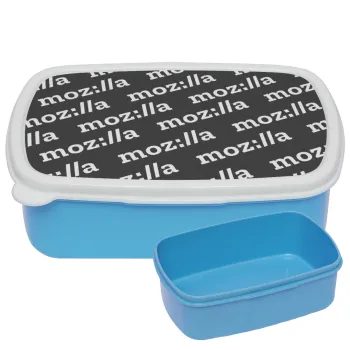 moz:lla, ΜΠΛΕ παιδικό δοχείο φαγητού (lunchbox) πλαστικό (BPA-FREE) Lunch Βox M18 x Π13 x Υ6cm