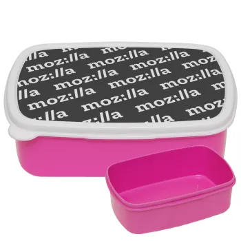 moz:lla, ΡΟΖ παιδικό δοχείο φαγητού (lunchbox) πλαστικό (BPA-FREE) Lunch Βox M18 x Π13 x Υ6cm