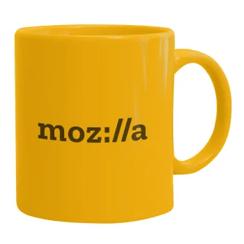 moz:lla, Κούπα, κεραμική κίτρινη, 330ml