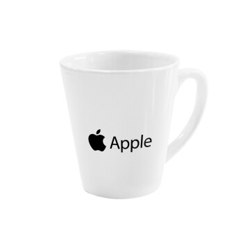apple, Κούπα κωνική Latte Λευκή, κεραμική, 300ml