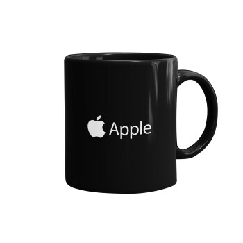 apple, Κούπα Μαύρη, κεραμική, 330ml