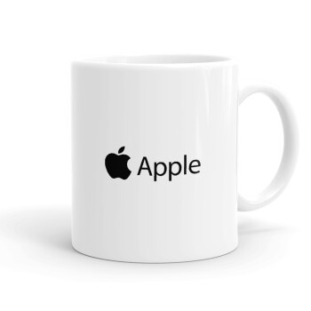 apple, Ceramic coffee mug, 330ml (1pcs)
