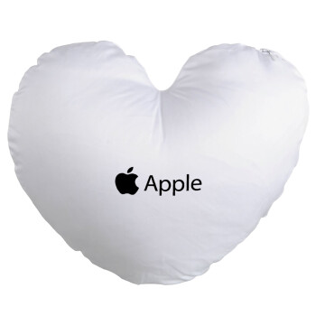 apple, Μαξιλάρι καναπέ καρδιά 40x40cm περιέχεται το  γέμισμα