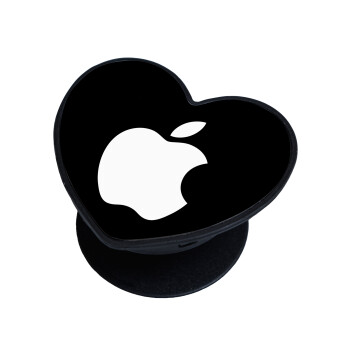 apple, Phone Holders Stand  καρδιά Μαύρο Βάση Στήριξης Κινητού στο Χέρι