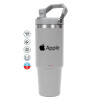 GREY color, 890ml (30oz) stainless Steel Tumbler with Handle