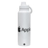 1L Stainless Steel Thermal Bottle with Phone Holder & Double Wall Insulation