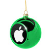 Green Christmas tree ornament ball 8cm