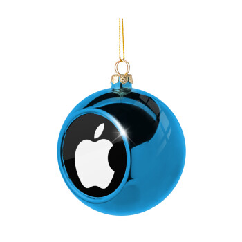 apple, Χριστουγεννιάτικη μπάλα δένδρου Μπλε 8cm