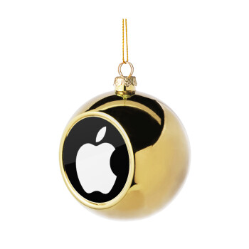 apple, Χριστουγεννιάτικη μπάλα δένδρου Χρυσή 8cm