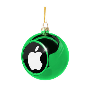 apple, Green Christmas tree ornament ball 8cm