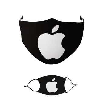 apple, Μάσκα υφασμάτινη παιδική πολλαπλών στρώσεων με υποδοχή φίλτρου