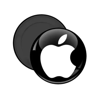 apple, Μαγνητάκι ψυγείου στρογγυλό διάστασης 5cm