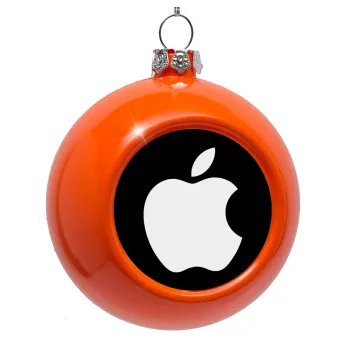 apple, Orange Christmas tree ornament bauble 8cm