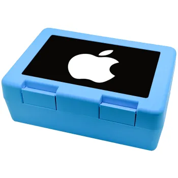apple, Παιδικό δοχείο κολατσιού ΓΑΛΑΖΙΟ 185x128x65mm (BPA free πλαστικό)