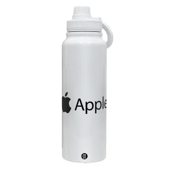 apple, Θερμός 1L Ανοξείδωτο με Βάση Κινητού & Διπλά Τοιχώματα