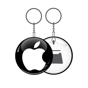 apple, Μπρελόκ μεταλλικό 5cm με ανοιχτήρι