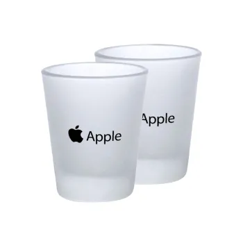 apple, Σφηνοπότηρα γυάλινα 45ml του πάγου (2 τεμάχια)