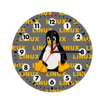 Linux, Ρολόι τοίχου ξύλινο (20cm)