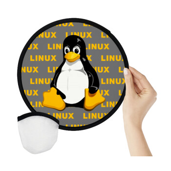 Linux, Βεντάλια υφασμάτινη αναδιπλούμενη με θήκη (20cm)