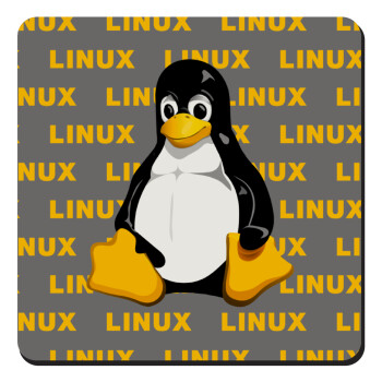 Linux, Τετράγωνο μαγνητάκι ξύλινο 9x9cm