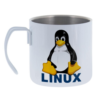 Linux, Mug Stainless steel double wall 400ml