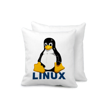 Linux, Μαξιλάρι καναπέ 40x40cm περιέχεται το  γέμισμα