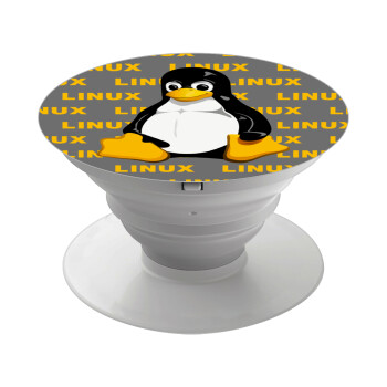 Linux, Phone Holders Stand  Λευκό Βάση Στήριξης Κινητού στο Χέρι