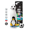 Soccer Metal mug thermos, double wall, 550ml