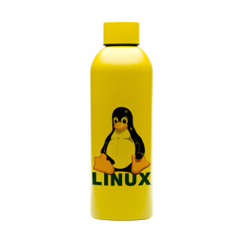 Linux, Μεταλλικό παγούρι νερού, 304 Stainless Steel 800ml